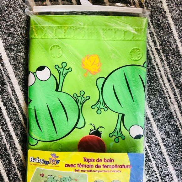 [NWT] Babymoov Baby Bath Mat with Temperature Indicator Frog Design - Picture 2 of 3